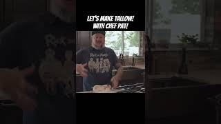 Tallow With Chef Pat food cooking foodie tallow beef fat yummy howto [upl. by Esinyt70]