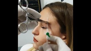 Eyebrow  Kaş Piercing Acı Sıfır [upl. by Judsen]