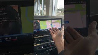 Activating Apple Maps in Main View of iDrive 85 [upl. by Ayikahs]