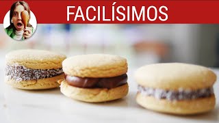 ALFAJORES DE MAICENA  Alfajores Caseros 1 [upl. by Ateuqahs]