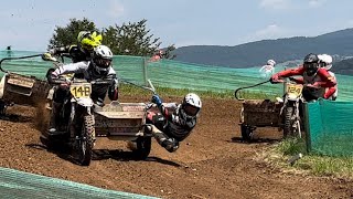 Motocross Seitenwagen WM Straßbessenbach 2024 Lauf 1 [upl. by Bethel]