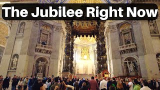 Rome Italy Jubilee at the Vatican City Rome Walking Tour Roma Italia Rome in November [upl. by Arramas]