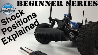 RC Beginner Series  Shock Positions Explained [upl. by Naltiac]