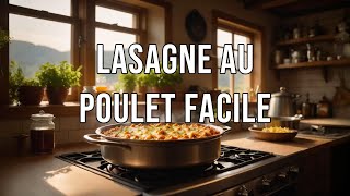 RECETTE LASAGNE AU POULET FACILE LASAGNE AU POULET FACILE ET RAPIDE [upl. by Sumer]