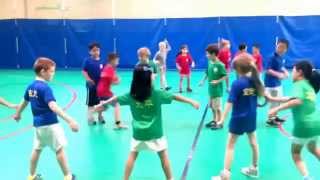 Team relay ring zig zag challenge Fun stuff physed [upl. by Winonah]