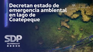 Gobierno de El Salvador decreta estado de emergencia ambiental en el lago de Coatepeque [upl. by Nala]