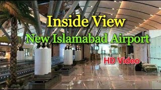 New Islamabad International Airport Inside view  New Islamabad Airport [upl. by Airretnahs]