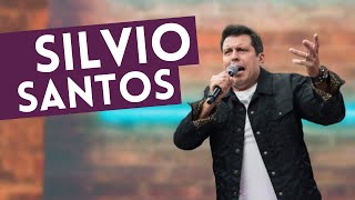 Ceará faz imitação de Silvio Santos no Faustão na Band [upl. by Salomo]