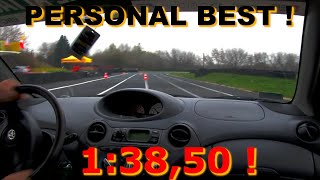 TOYOTA YARIS TS ONBOARD TOR RADOM  PERSONAL BEST 13850 [upl. by Boniface541]