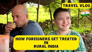 How Foreigners Get Treated In Rural India  Travel Vlog shortleft foreigners [upl. by Dorene140]