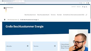 Große Beschlusskammer Energie Bundesnetzagentur 20 [upl. by Alison]