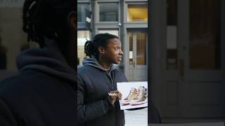 Josh Johnson polls NYC sneakerheads on how they feel about Trumps new kicks dailyshow Trump [upl. by Krilov365]