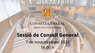 Sessió de Consell General [upl. by Ytsirhk]