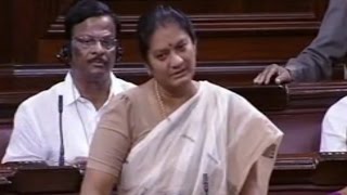 MP Sasikala Pushpa Cries in Rajya Sabha  Was Slapped Need Protection [upl. by Hairehcaz]