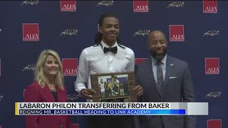 Labaron Philon Transferring from Baker High School to Link Academy [upl. by Annairt]