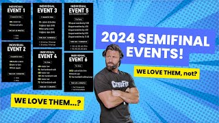 2024 CrossFit Semifinal EVENTS review and reaction [upl. by Araj276]