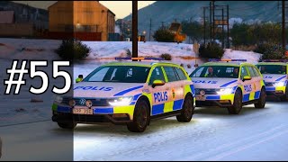 SVENSK POLIS I GTA 55 TRAFIKKAOS [upl. by Sinned867]