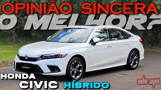 VALE a PENA comprar HONDA CIVIC Híbrido PREÇO consumo problemas AVALIAÇÃO COMPLETA Teste drive [upl. by Thomajan583]