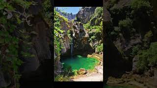 LA CASCADA DE LA CALAVERA Sierra de Cazorla España shortsvideo paisajeshermosos naturaleza📷🌿 [upl. by Craw716]