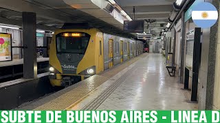 Subte de Buenos Aires  Línea D Mayo 2024 [upl. by Vadim]