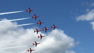 Red Arrows Full Performance USA Tour New York Air Show August 24 2019 [upl. by Bunni]