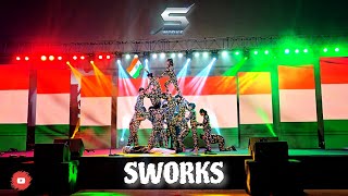 Team SWORKS  INDIAN 🇮🇳 ARMY  Patriotic Performance 2024 [upl. by Shabbir]