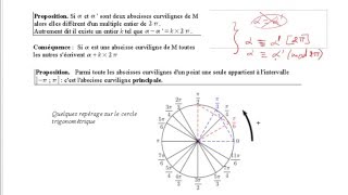 Calcul trigonométrique Partie 2 Abscisse curviligne  Applications [upl. by Crompton683]