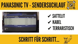 Panasonic Smart TV Sendersuchlauf GANZ EINFACH [upl. by Fonville]