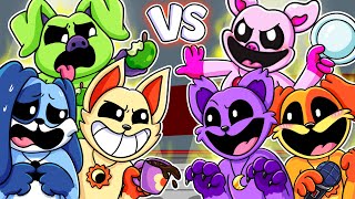 SMILING CRITTERS vs FROWNING CRITTERS Poppy Playtime 3 Animación [upl. by Yenittirb]