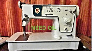 Where to Oil amp Grease a Singer Model 466 [upl. by Qifahs]