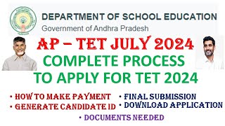 How to apply for AP TET 2024 [upl. by Muriah537]