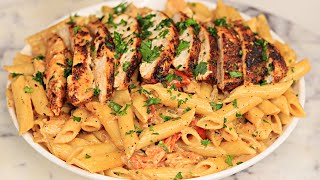 EASY CREAMY CHICKEN PASTA RECIPE [upl. by Bathsheba]