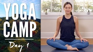 Yoga Camp Day 1  I Accept [upl. by Eelynnhoj]