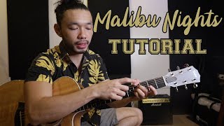 LANY  Malibu Nights EASY CHORDS Guitar Tutorial by Chestoff [upl. by Nnylorac980]