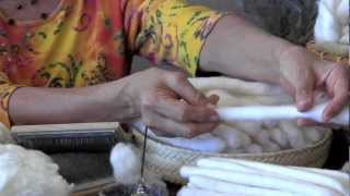 Cotton Fibers for Spinning from Seed to Sliver [upl. by Robinia409]