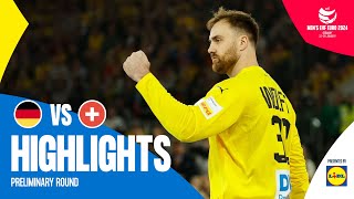 Germany vs Switzerland  Highlights  EHF EURO 2024 [upl. by Fulbert]