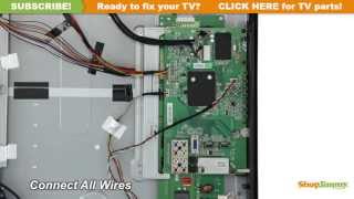 Toshiba TV Repair  How to Replace 75021540 Main Board in Toshiba 55HT1U LCD TV  How to Fix LCD TVs [upl. by Zetram953]