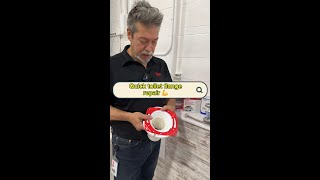 Hassle free toilet flange repair [upl. by Cairns]