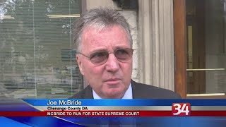 McBride to run for State Supreme Court [upl. by Leatrice]