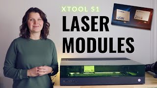 xTool S1 Guide to Interchangeable Laser Modules 10W  20W  40W  IR [upl. by Annoyt]