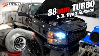 Silverado 88mm Turbo 53L LS Upgrade from Centrifugal SC [upl. by Rexanna]