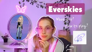 ☁️Everskies☁️  how to play making money leveling up game basics [upl. by Elyl]