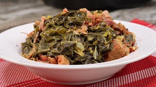 EASY Southern Style Collard Greens Recipe [upl. by Ahsonek]