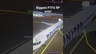 Largest PTFS RP ever  ptfs aviation roblox pfts avgeeks [upl. by Eppes147]