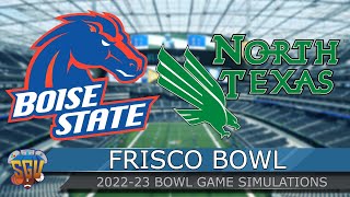 Frisco Bowl 2022  Boise State vs North Texas  121722 Full Game Highlights NCAA 14 Sim [upl. by Enaed986]