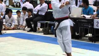 Makitasensei performing kata Jion at the 2013 JKS WC in Tokyo Japan [upl. by Corette]