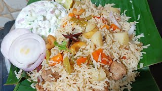 Vegetable pulao  Vegetables ricecooking brinji Rice Recipe in tamil [upl. by Evelina]