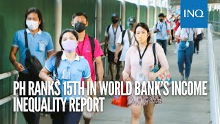 PH ranks 15th in World Bank’s income inequality report [upl. by Paula988]