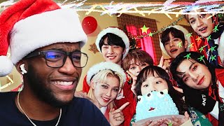 NO WAY😭🔥  Stray Kids quotChristmas EveLquot MV REACTION [upl. by Havens785]