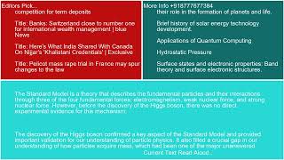 Discussion of the discovery of the Higgs boson at the Large Hadron Collider and its implications for [upl. by Galvan]